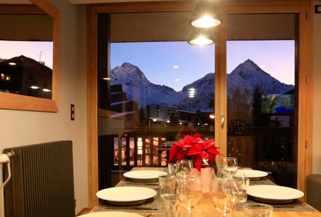 L'Ecrin Alpin - Somptueux 4 Pieces Neuf Coeur Station Daire Les Deux Alpes Dış mekan fotoğraf